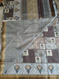 Tusser Digital - brown border