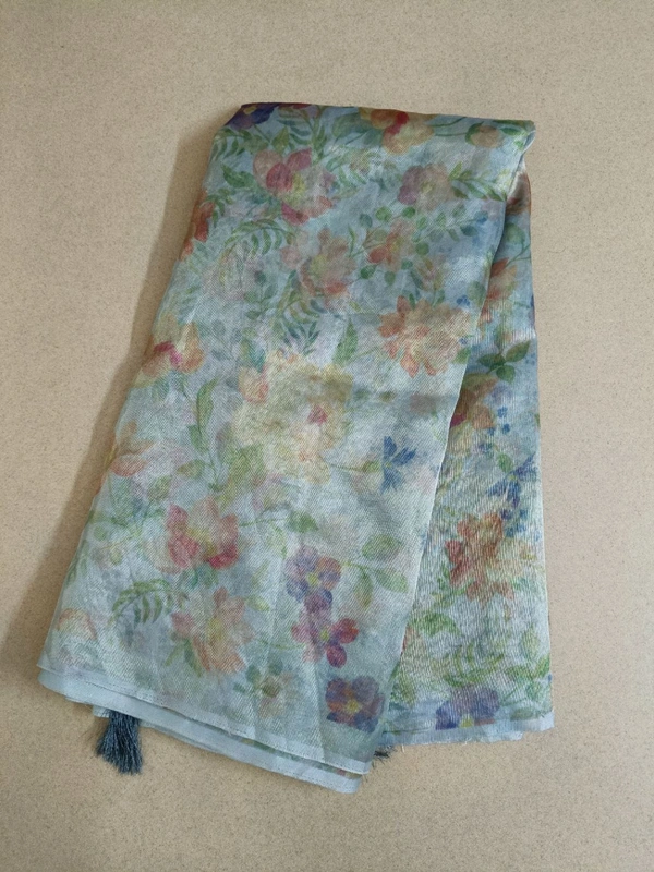 Glass Tissue Work - Blue