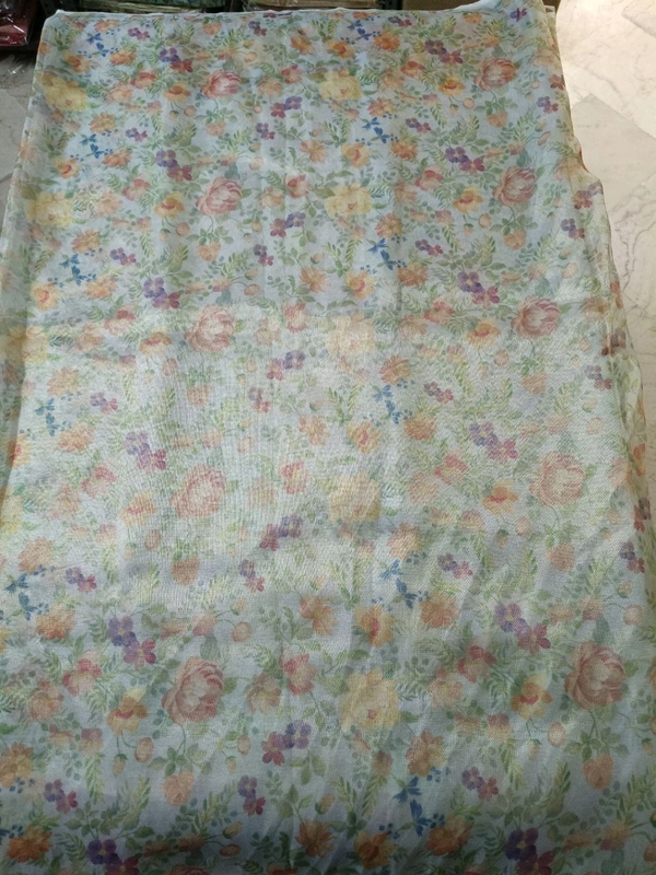 Glass Tissue Work - Blue