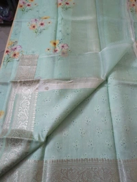 Pure Handloom Organza - mint green
