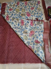 Chanderi Tusser - Brown