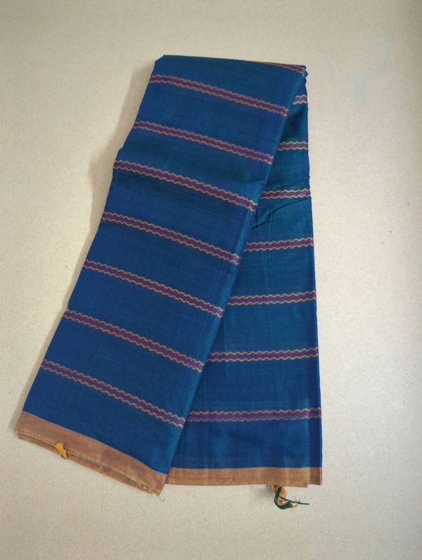 Pure Narayanapet Cotton - teal green