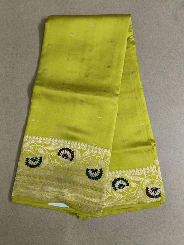 Pure Handloom Raw Mango - Golden Fizz