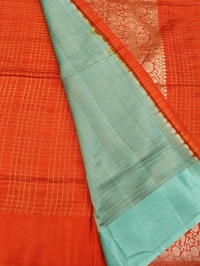 PURE HANDLOOM RAW MANGO - Red Orange