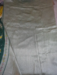 tusser georgette - green