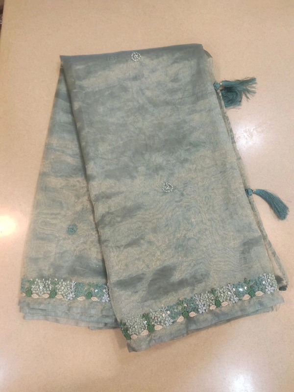 glass tissue - green shade