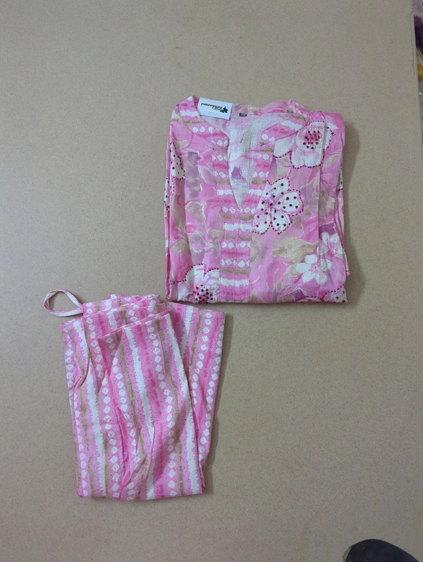 COTTON DIGITAL HANDWORK - 46, pink