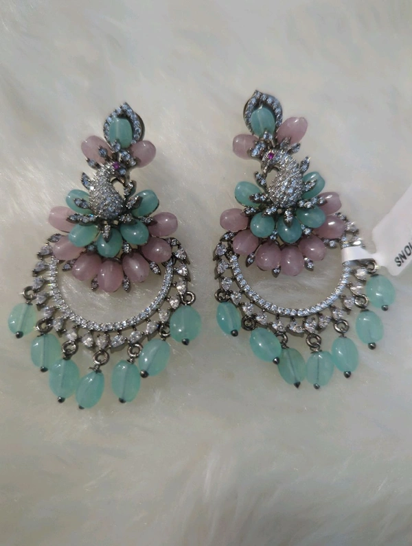 designer earrings - Pink