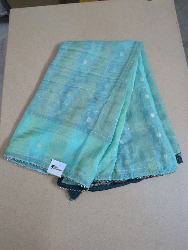 TISSUE ORGANZA - Aquamarine