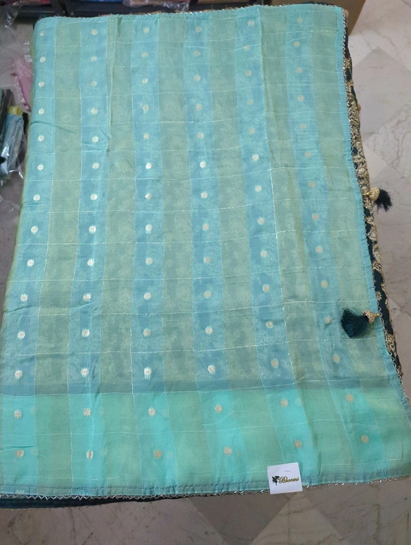 TISSUE ORGANZA - Aquamarine