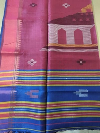 pure katan silk - Blue
