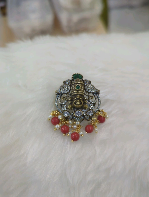 VICTORIAN PENDENT - orange