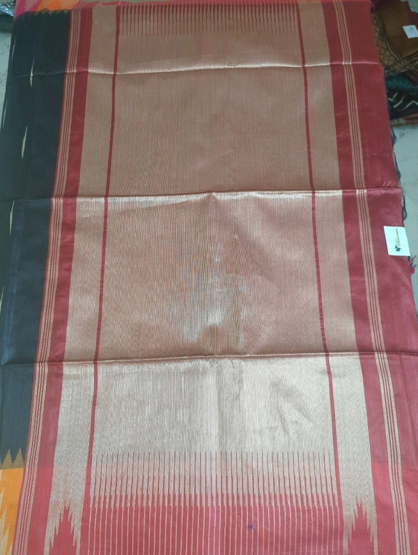 tusser weaving - Black
