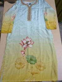 pure russian crepe with muggum work - 44