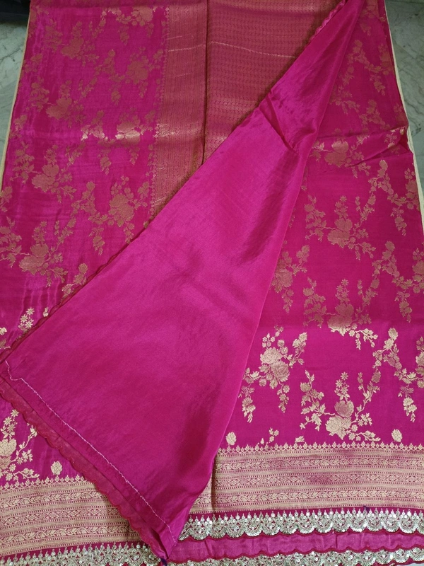russian  crepe - pink