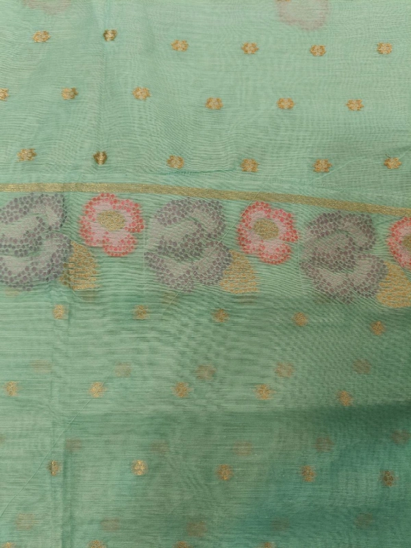 tusser lenin - Mint Green