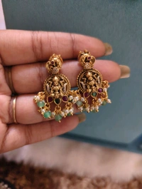 antique necklace - Red