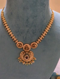 antique necklace - Red