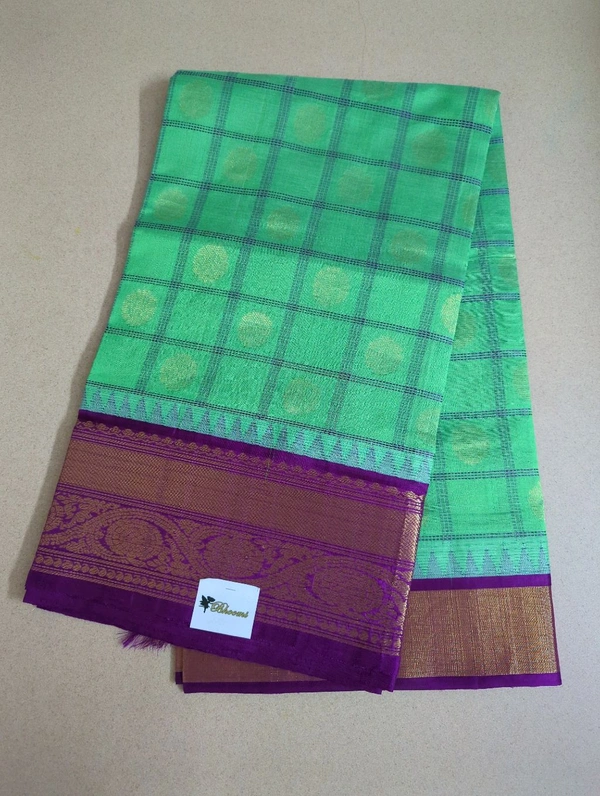 pure handloom kuppadam - Green