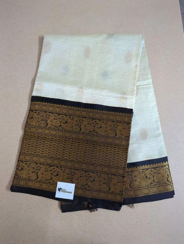 pure handloom kuppadam - cream