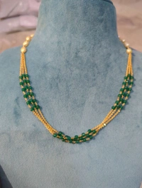 GREEN ONEX WITH REAL FRESH WATER PEARLS