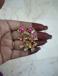 KUNDAN TOPS - Red