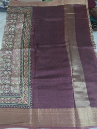 pure chanderi - Brown
