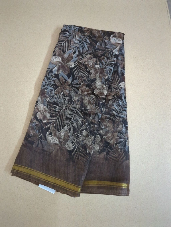 soft chanderi - Brown