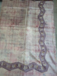 TUSSER EMBROIDERY - pinkish