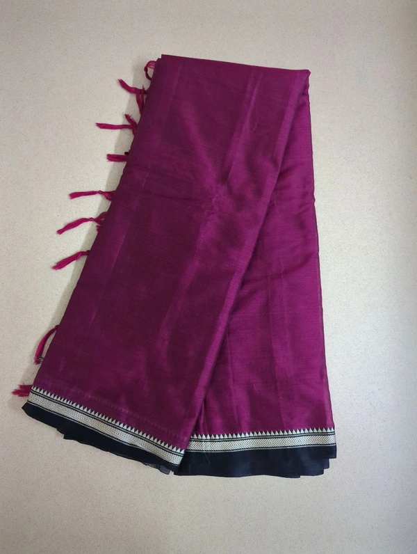 Pure Handloom Narayanapet Cotton - Purple