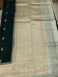 Pure Handloom Rawsilk - green