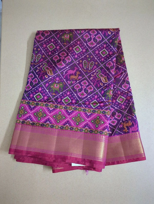 soft silk patola - purple 3