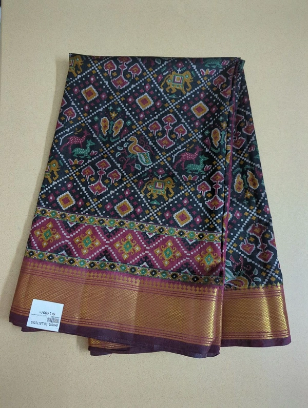 soft silk patola - black 4