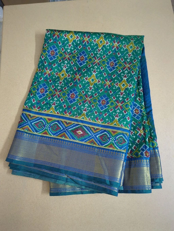 soft silk patola - green 6