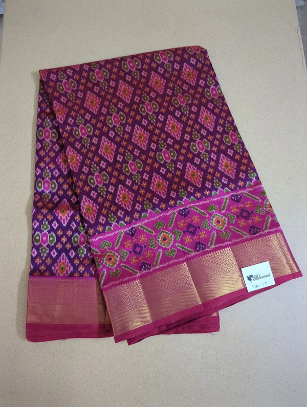 soft silk patola - purple 17