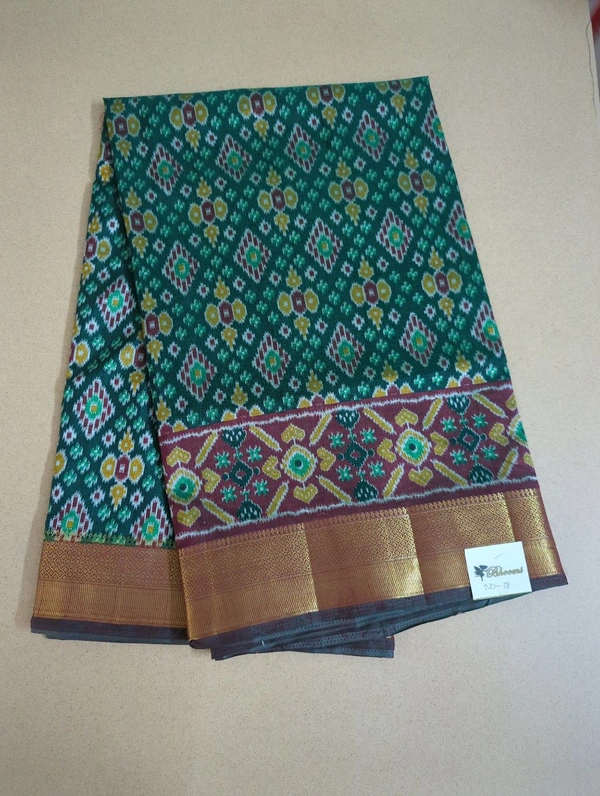 soft silk patola - green 18