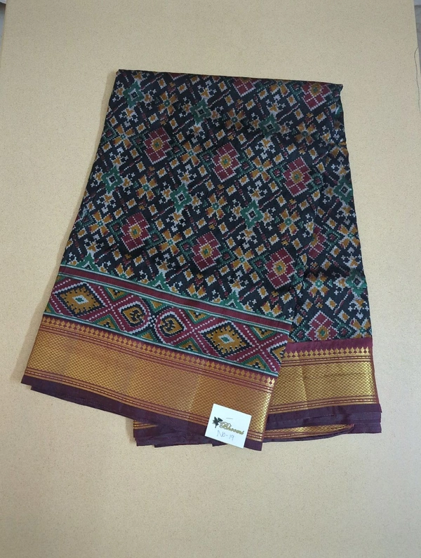 soft silk patola - black 19