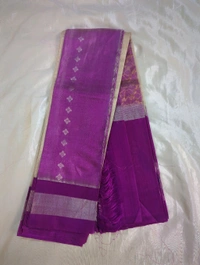 Pure Handloom Tissue Jamdhani - pink