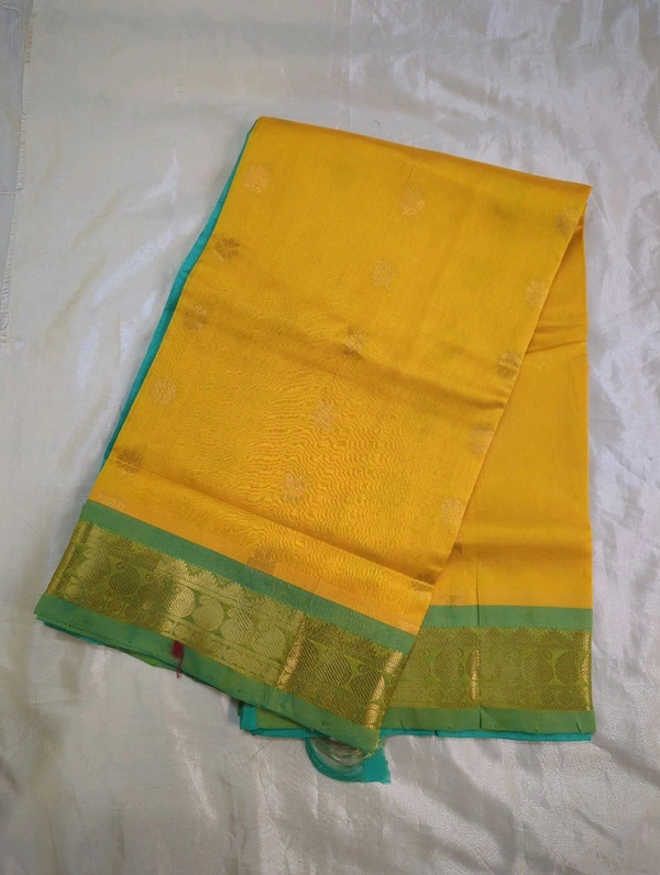 Pure Handloom Kuppadam - Gold