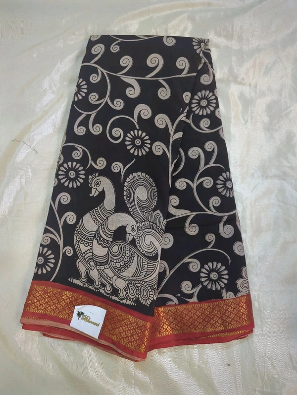 Chennuri Silk - black peacock