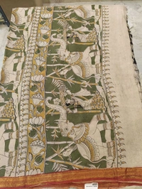 Chennuri Silk - black elephant