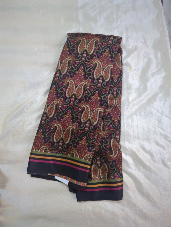 pashmina silk - Black