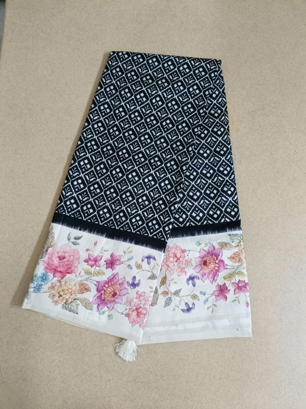Premium Soft Tusser - Black