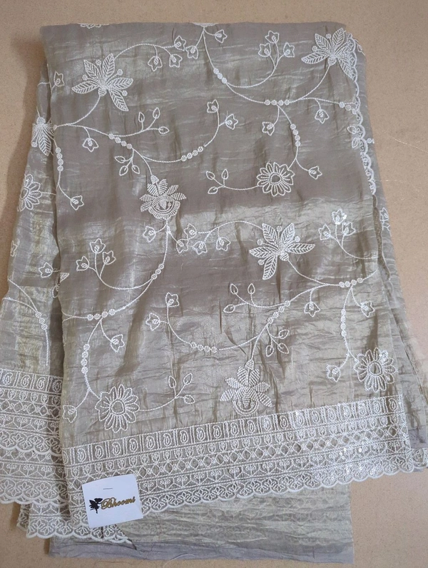 Soft Crush With Rich Embroidery  - Martini