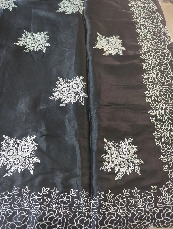 Satin Tusser - Black