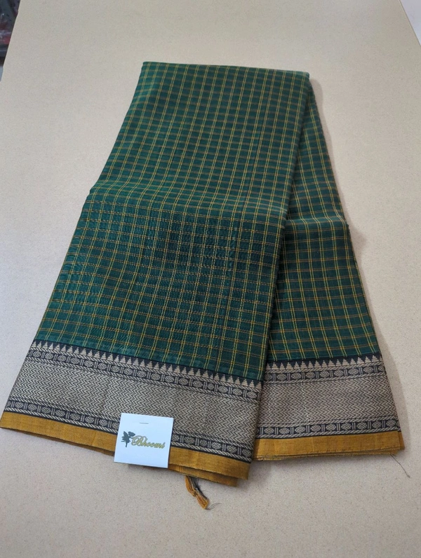Pure Handloom Narayanapet  - green