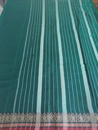 Pure Handloom Narayanapet -Leaf  - Dark green 1