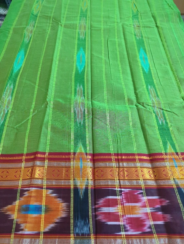 Pure Handloom Narayanapet - Pastel Green