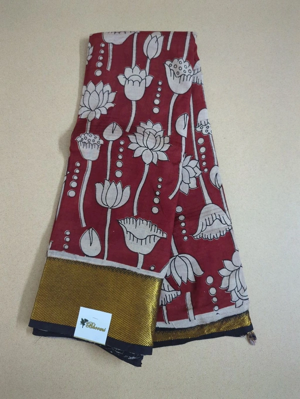 Chennuri Silk - red flowers