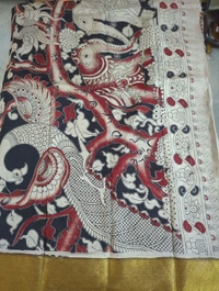 Chennuri Silk - red flowers